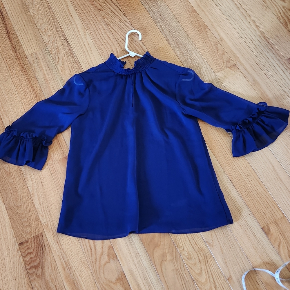 Violet- Blue Top NWT